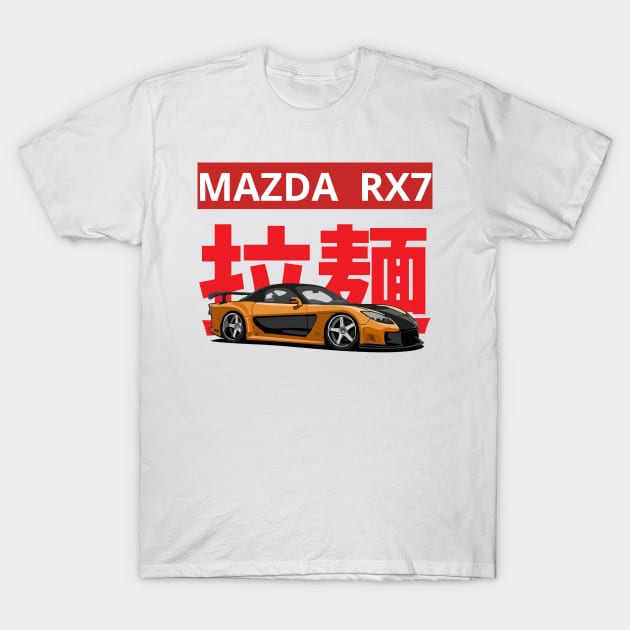 mazda rx7 T-Shirt by artoriaa